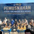 Bea Cukai Sumbawa Musnahkan Ratusan Ribu Rokok Illegal Senilai Rp 800 Juta